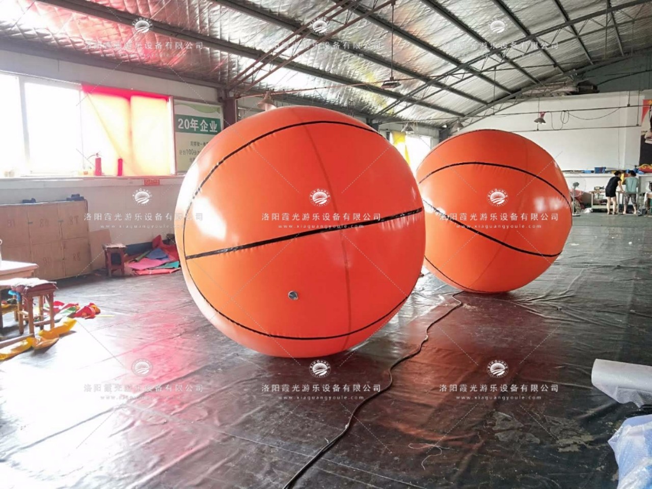 龙子湖篮球趣味活动气模