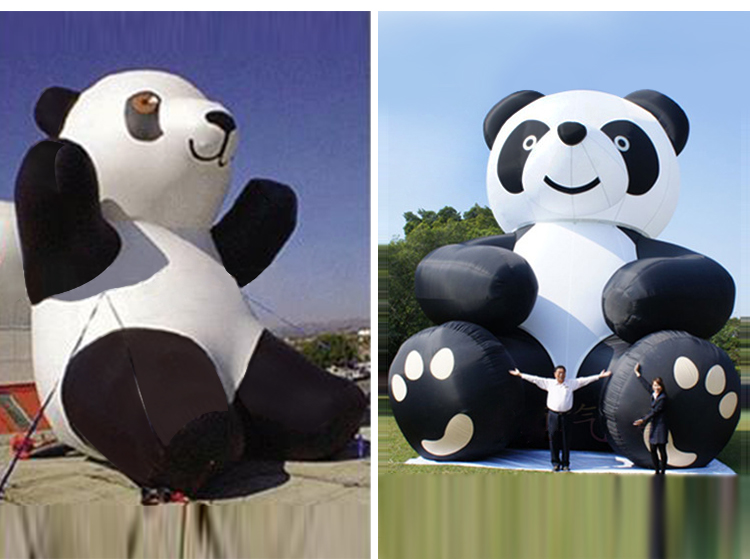 龙子湖熊猫活动卡通气模